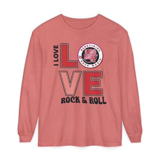 TheBigBeat.FM "I Love Rock & Roll" Long Sleeve Tee
