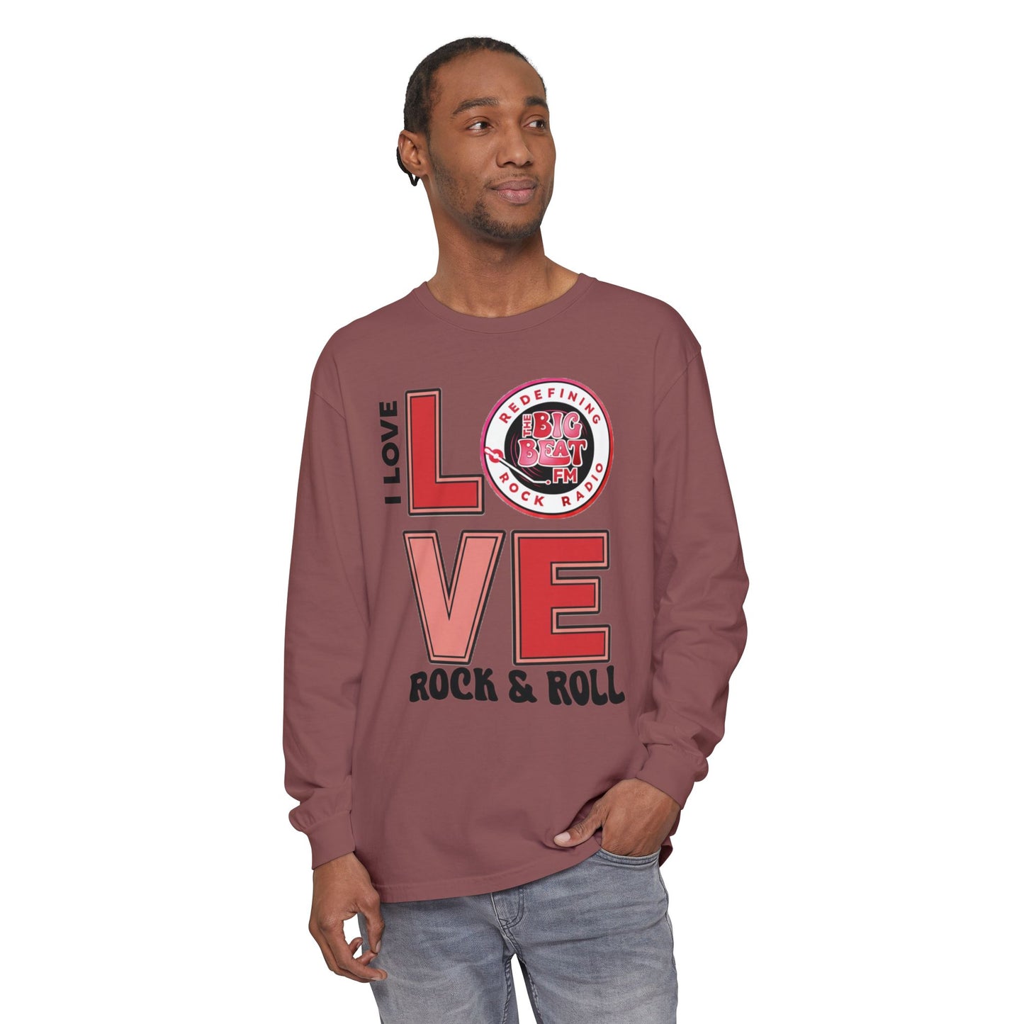 TheBigBeat.FM "I Love Rock & Roll" Long Sleeve Tee