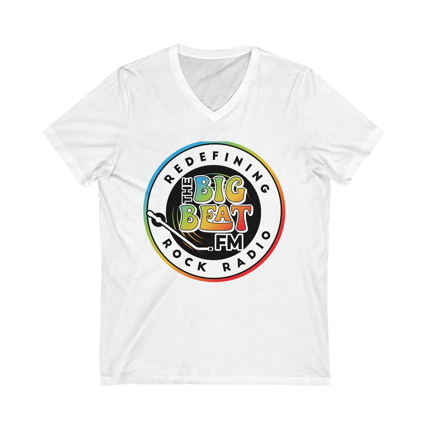TheBigBeat.FM V-Neck Short Sleeve Tee