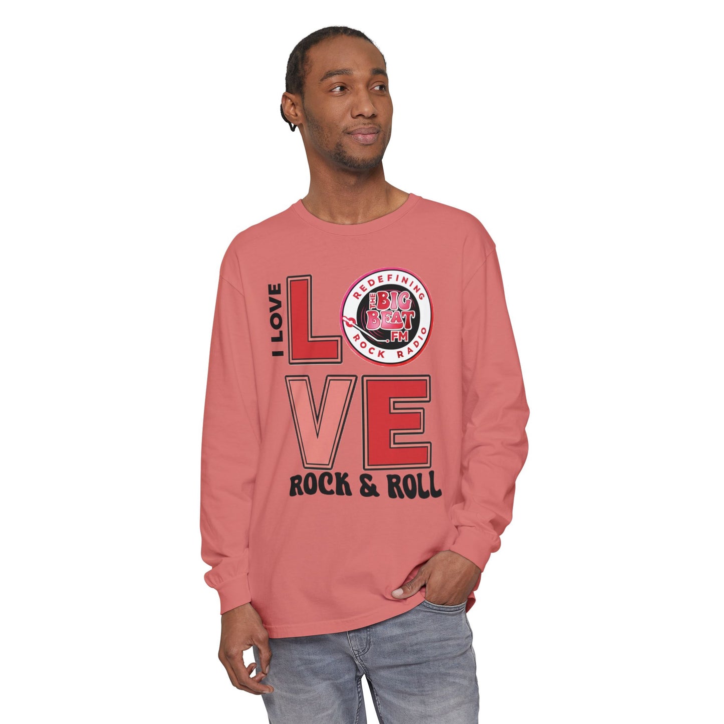 TheBigBeat.FM "I Love Rock & Roll" Long Sleeve Tee