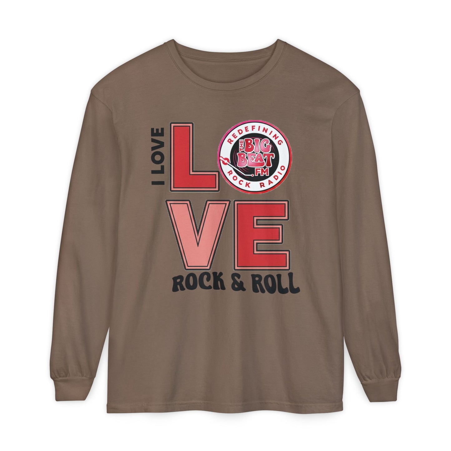 TheBigBeat.FM "I Love Rock & Roll" Long Sleeve Tee