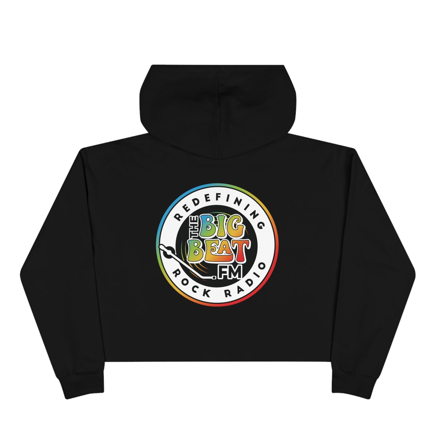 TheBigBeat.FM Crop Hoodie