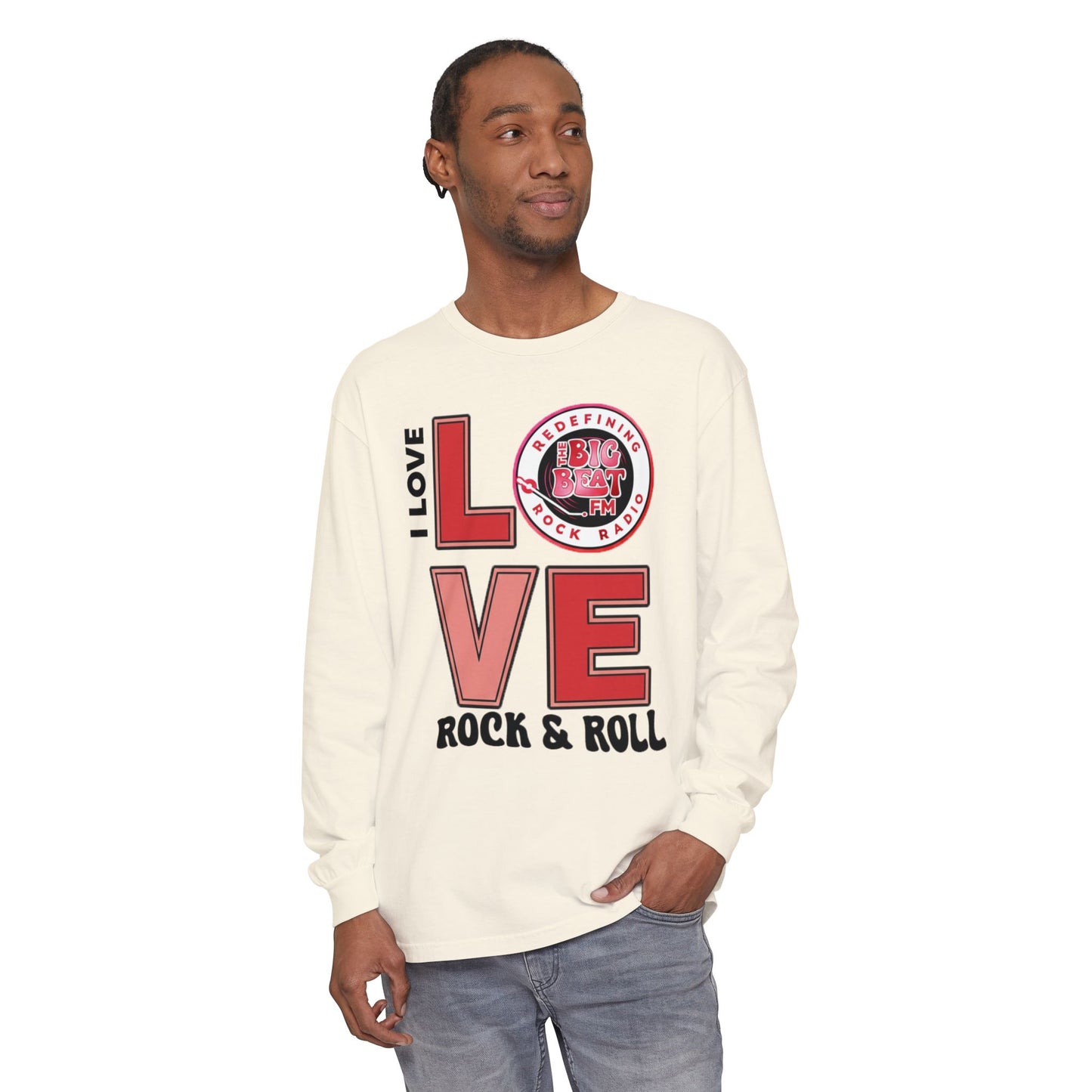 TheBigBeat.FM "I Love Rock & Roll" Long Sleeve Tee