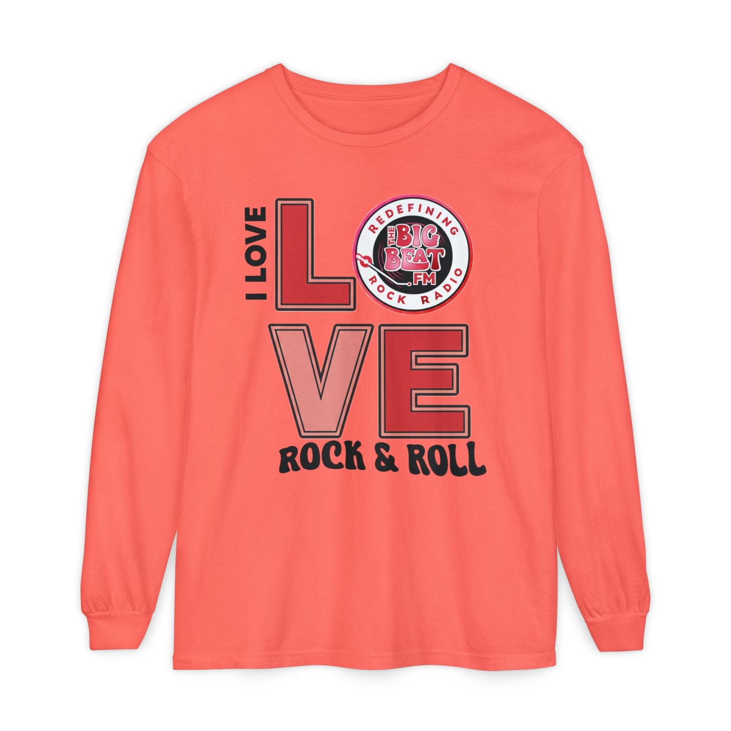 TheBigBeat.FM "I Love Rock & Roll" Long Sleeve Tee