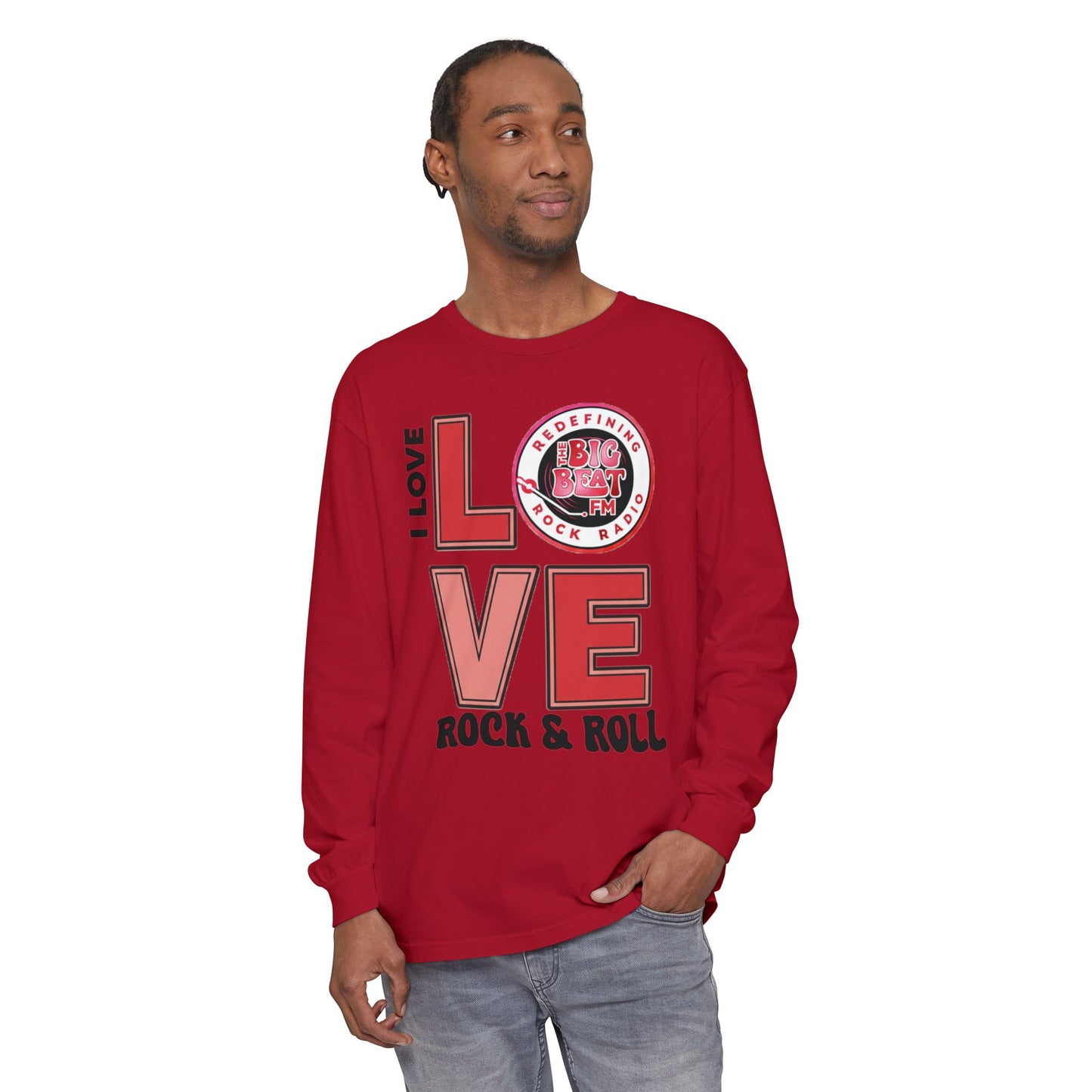 TheBigBeat.FM "I Love Rock & Roll" Long Sleeve Tee