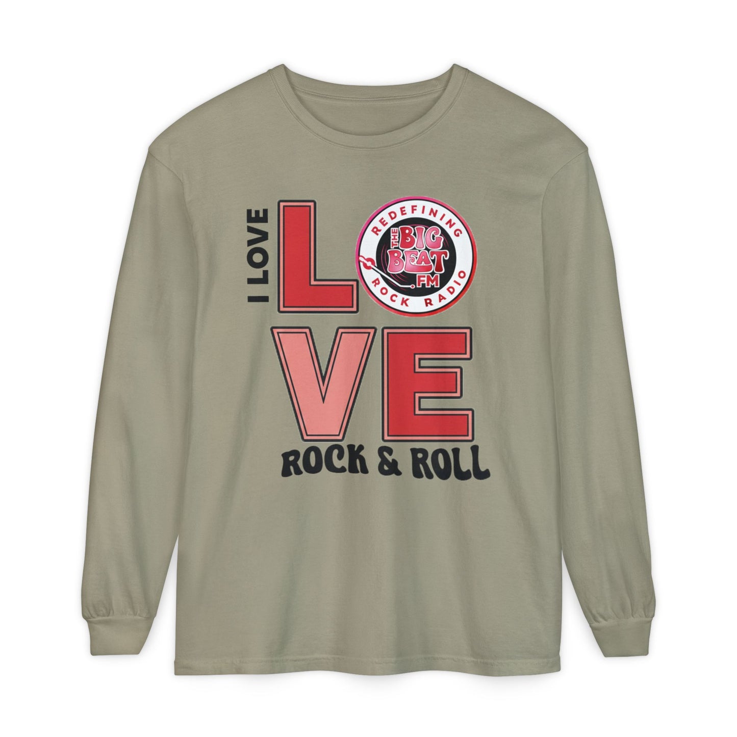 TheBigBeat.FM "I Love Rock & Roll" Long Sleeve Tee