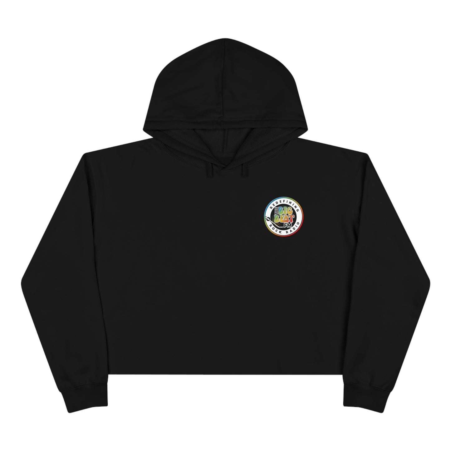 TheBigBeat.FM Crop Hoodie