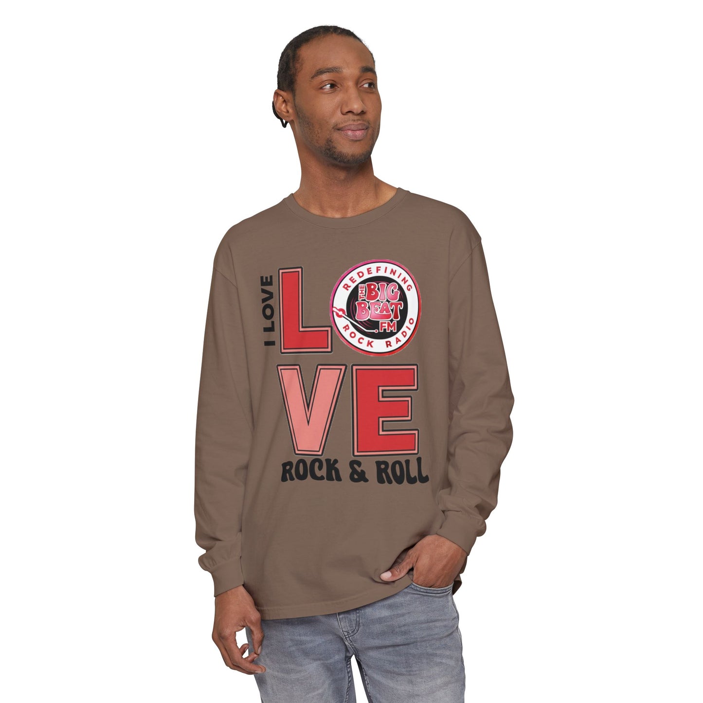 TheBigBeat.FM "I Love Rock & Roll" Long Sleeve Tee