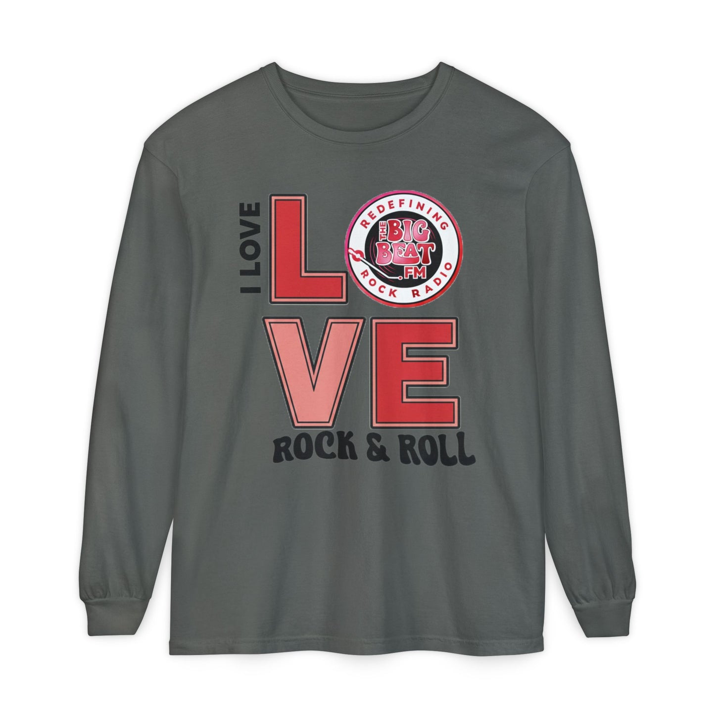TheBigBeat.FM "I Love Rock & Roll" Long Sleeve Tee